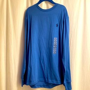 Size medium long sleeve boys Polo Ralph Lauren T-shirt